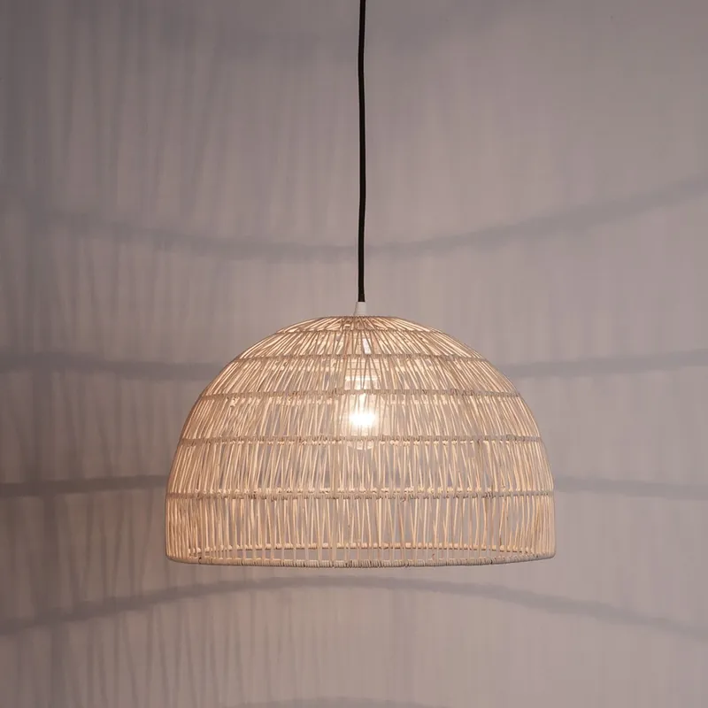 Nova Luce 9586446 MELODY Pendelleuchte 25x40cm Natur E27 Expressversand