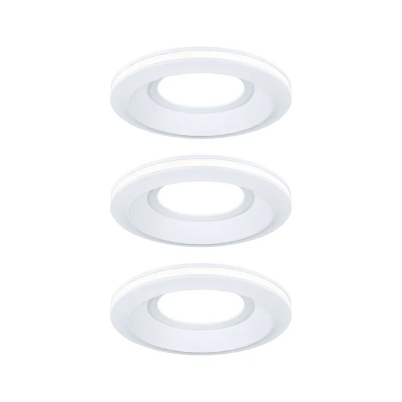 Paulmann 92248 LED Einbauleuchte Sormus 10cm 3er-Set IP65 rund weiß Schnäppchen