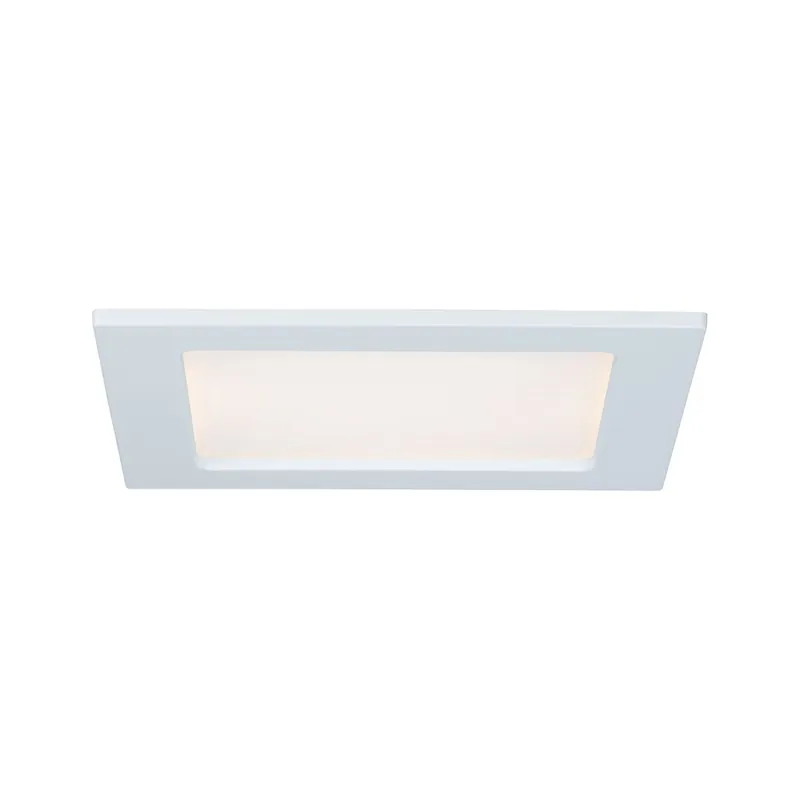 Paulmann No. 92068 Einbaupanel LED eckig 12W 2700K Weiß IP44 spritzwassergeschützt Aktuell