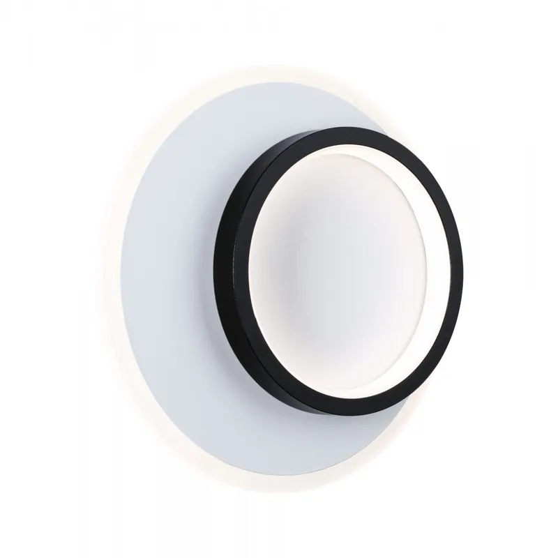 Top-Seller Paulmann 71165 LED Wandleuchte 2Form rund 24cm Weiß Schwarz 4000K