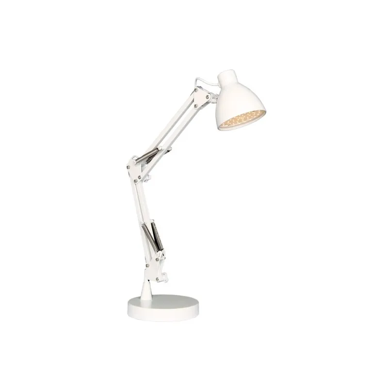 Finale Aktion Halo Design No. 716166 Tischleuchte Bronx Weiss 55cm