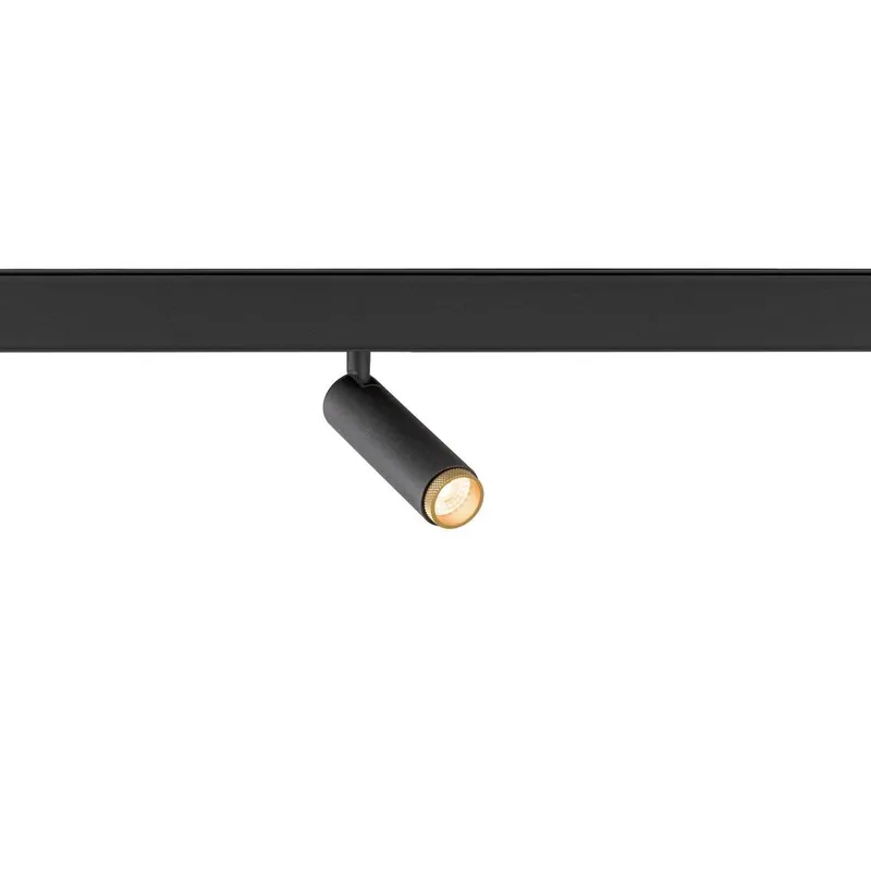 Billig SLV 1009027 GRIP! S 48V Spot tiefe & versenkte Schiene 3000K DALI 29° schwarz gold