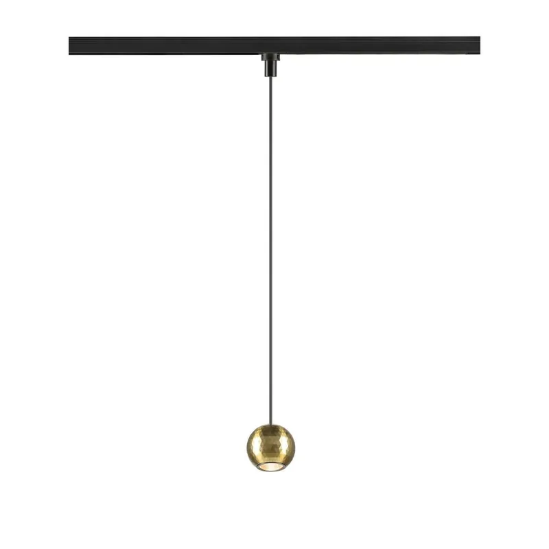 SLV 1010324 DYSKO Pendelleuchte für Stromschiene 1-Phasen 2700K 36° schwarz gold Abverkauf