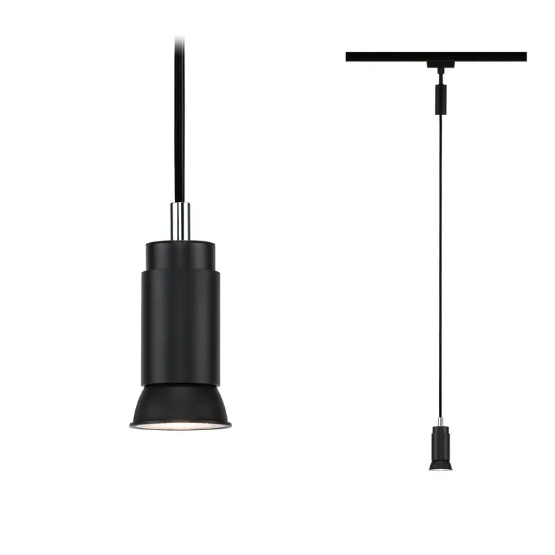 Paulmann 95624 URail Pendel Runa max.10W GU10 230V Schwarz matt Neuheit