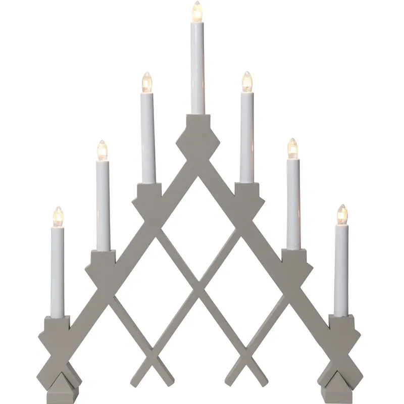 Finale Aktion Star Trading Fensterleuchter Rut 7-flammig beige