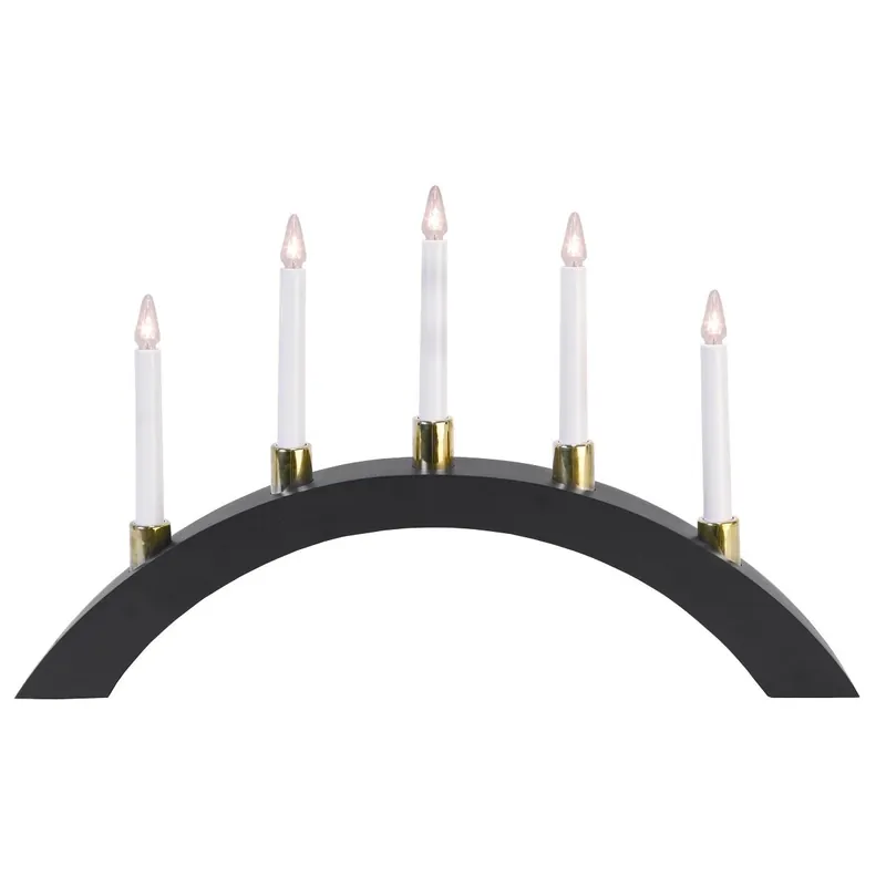 Star Trading LED-Leuchtbogen Halla No. 260-51 5-flammig grau 55x33cm Geprüft