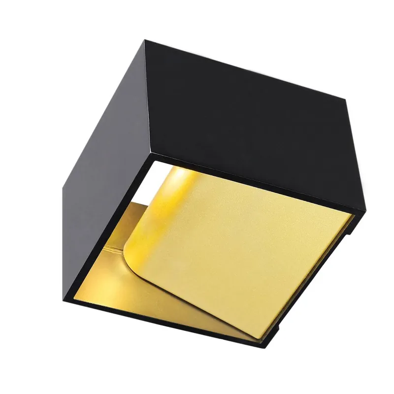 SLV No. 151320 LOGS IN Wandleuchte eckig schwarz messing LED 3000K Markenprodukt