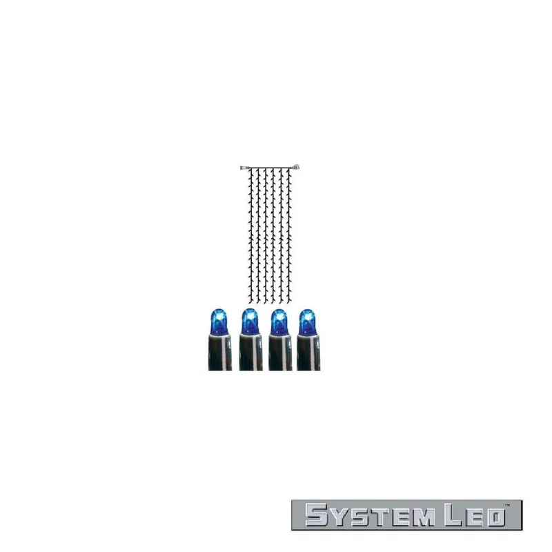 Neuheit System LED Curtain-Extra 204-teilig 1 m x 4 m