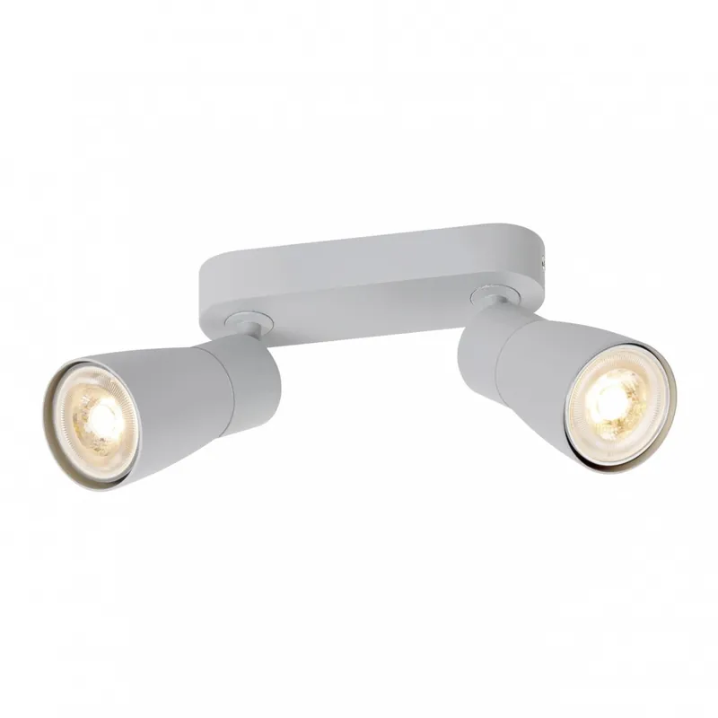 SLV 1008372 PURI 2.0 Dome Wand- und Deckenleuchte long 2-flammig grau GU10 Sale