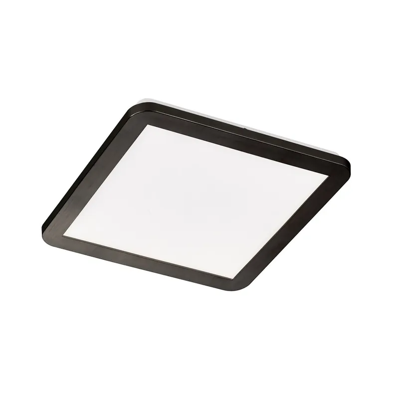 SCHÖNER WOHNEN-Kollektion LED Deckenleuchte Bad Flat 30 eckig schwarz weiß 820103 Sonderaktion