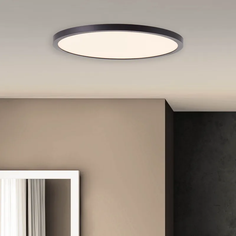 Neu Im Sortiment Brilliant Leuchten No. HK19148S76 LED Deckenaufbau-Paneel Tuco 30cm 21W 2700K schwarz weiß