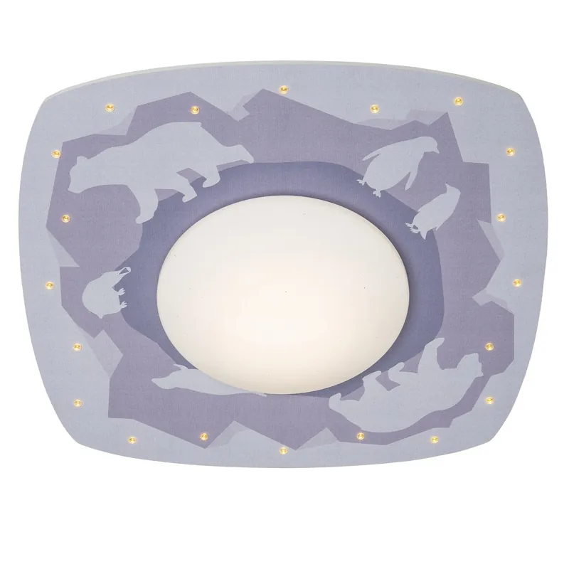 Elobra 139592 LED Deckenleuchte Scandi Antarktis lila 3000K Günstig