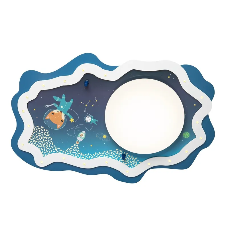 Elobra 140116 LED Deckenleuchte Space Mission blau Sternhimmeleffekt Super-Preis