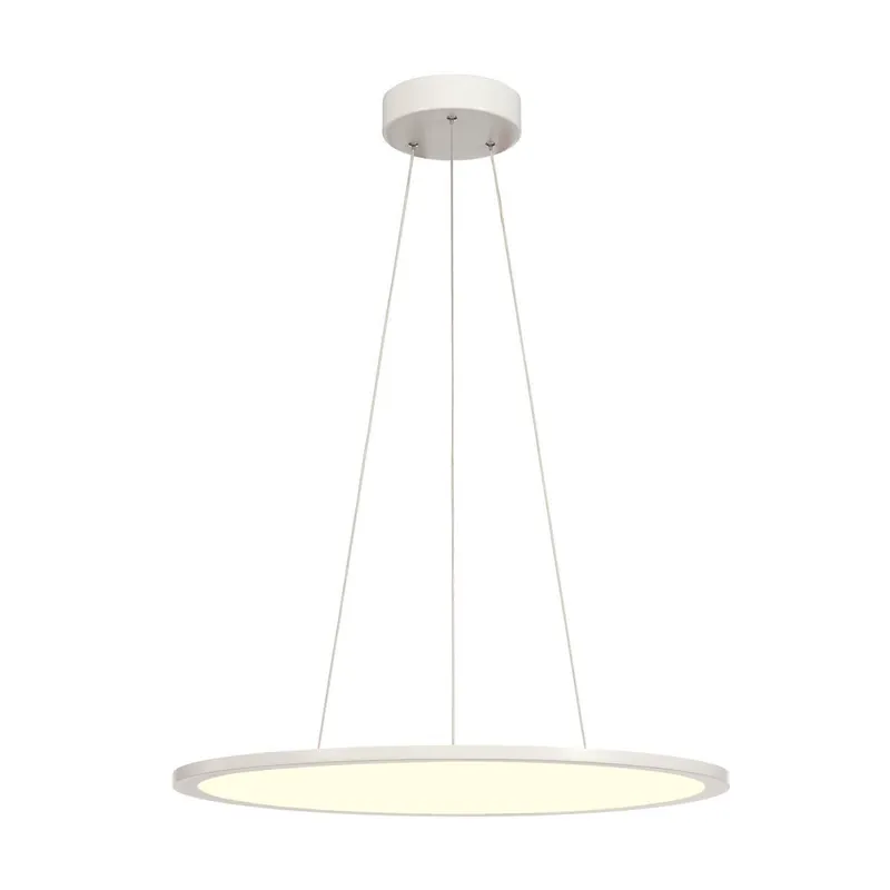 Preiswert SLV Leuchte 1003045 PANEL 60 DALI Indoor LED Pendelleuchten rund weiß 4000K