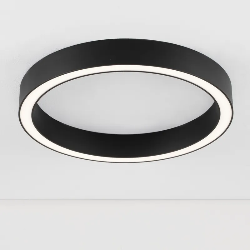 Nova Luce 9558610 STING LED Deckenleuchte 60cm 3000K Schwarz dimmbar Top-Seller