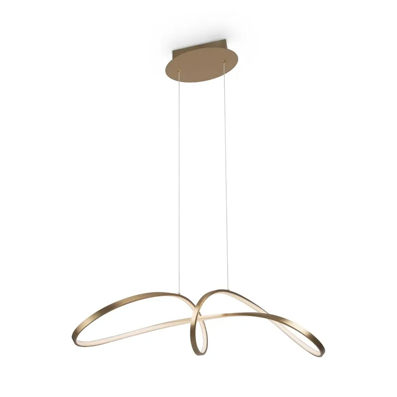 Maytoni Pendelleuchte Curve gold 4000K Abverkauf