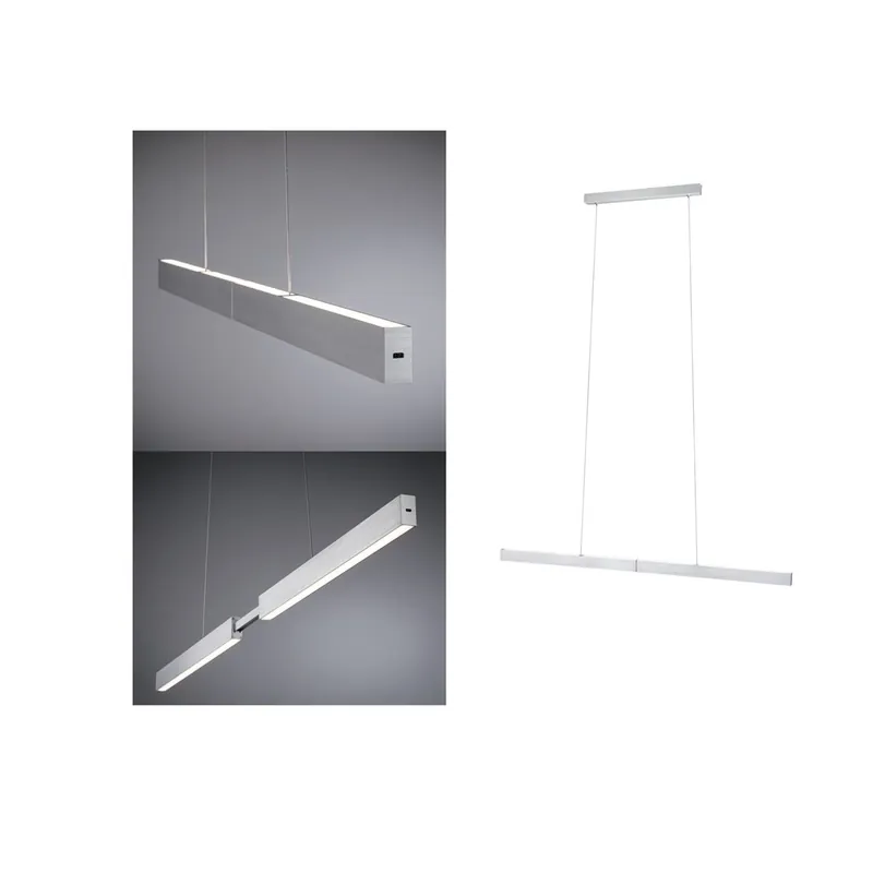 Paulmann 76988 LED Pendelleuchte Aptare Touchless Sensor 2700K Alu gebürstet dimmbar Echt