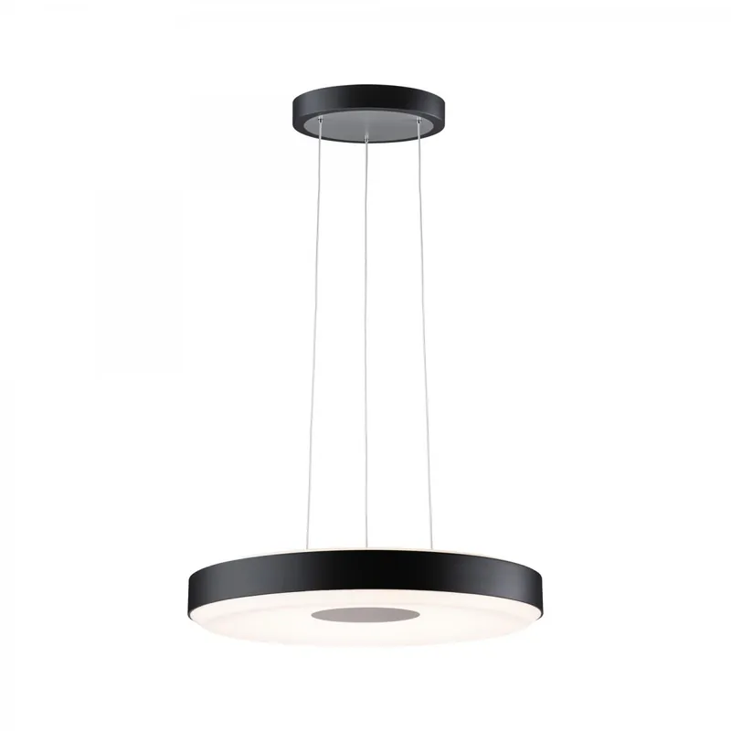 Paulmann 79517 LED Pendelleuchte Puric Pane 400mm 2700K Schwarz Grau dimmbar Ausverkauf