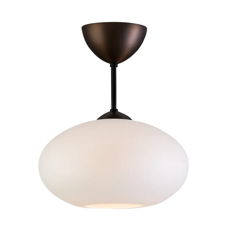 Direkt Vom Hersteller Belid Bullo Deckenleuchte 270mm kupferfarben Glas opal E27