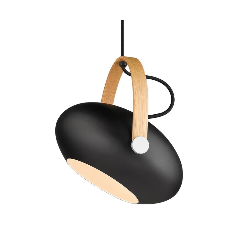Top-Preis Halo Design No. 734344 LED Pendelleuchte D.C, schwarz matt-Eiche Ø 26