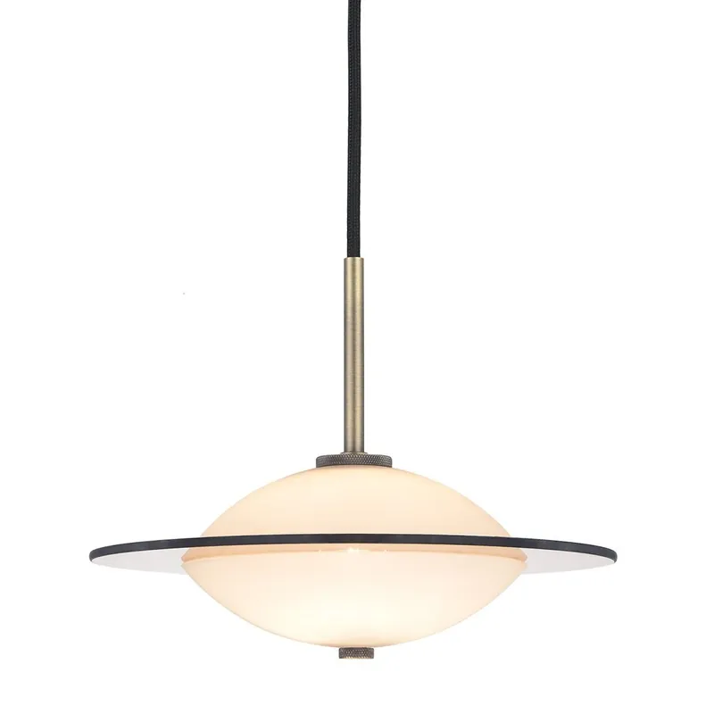 Halo Design 743599 Pendelleuchte Orbit G9 opal messing 24cm Neu Im Sortiment