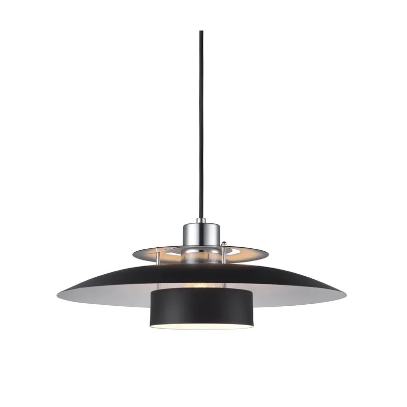 Halo Design No. 990259 LED Pendelleuchte SØRUP, schwarz matt-chrom Ø 40 Meistverkauft