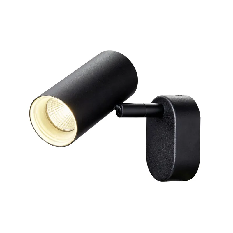 SLV 1008712 NOBLO® Wandlampe oder Deckenlampe single rund 3000K PHASE 32° schwarz Knallerangebot