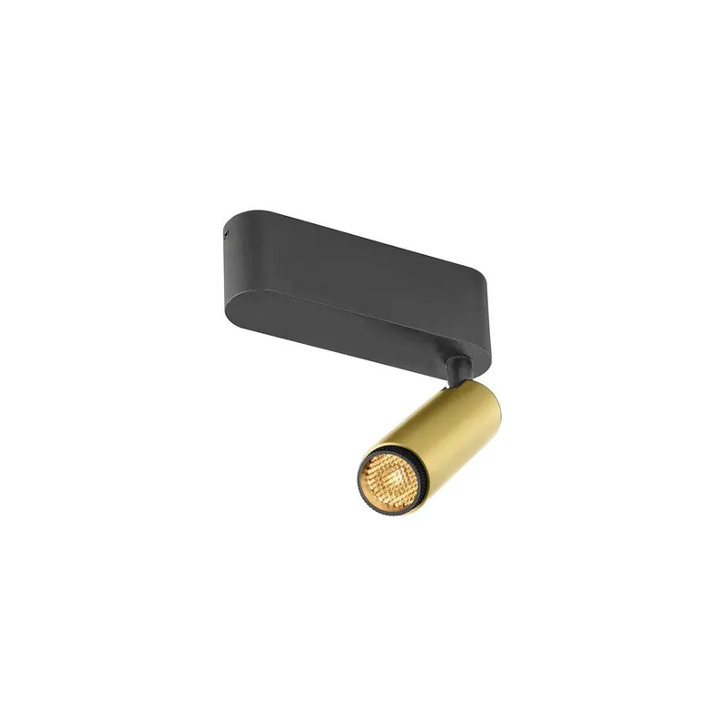 SLV 1009043 GRIP! S single Deckenaufbauleuchte 3000K 29° Phase gold schwarz Must-Have
