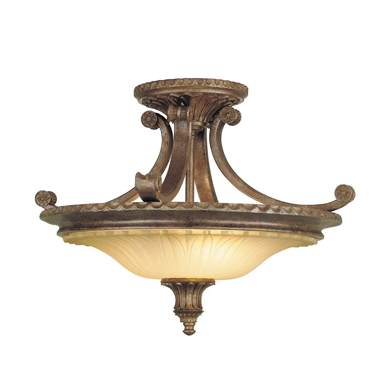 Elstead Lighting Stirling Castle 2-Light Deckenleuchte Bronze 2-flammig E27 Mega-Angebot