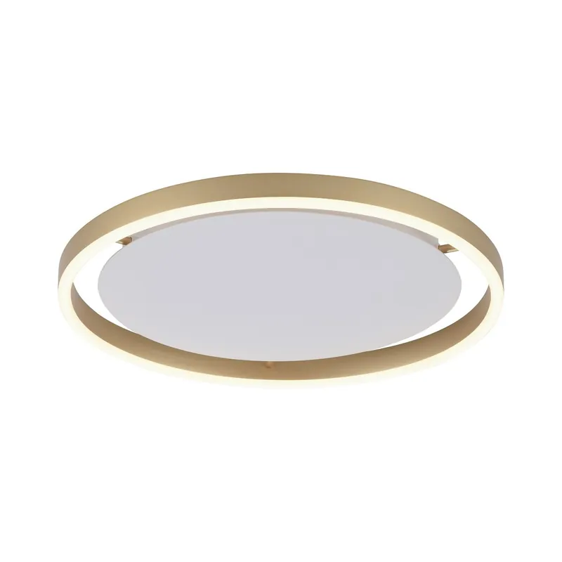 Neu Leuchten Direkt 15391-60 RITUS LED Deckenleuchte Messing Matt rund 40cm