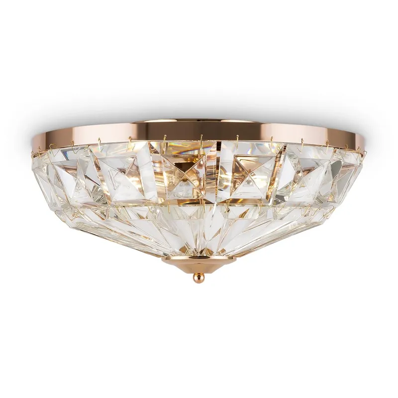 Billig Maytoni Deckenleuchte Facet 40cm goldfarben