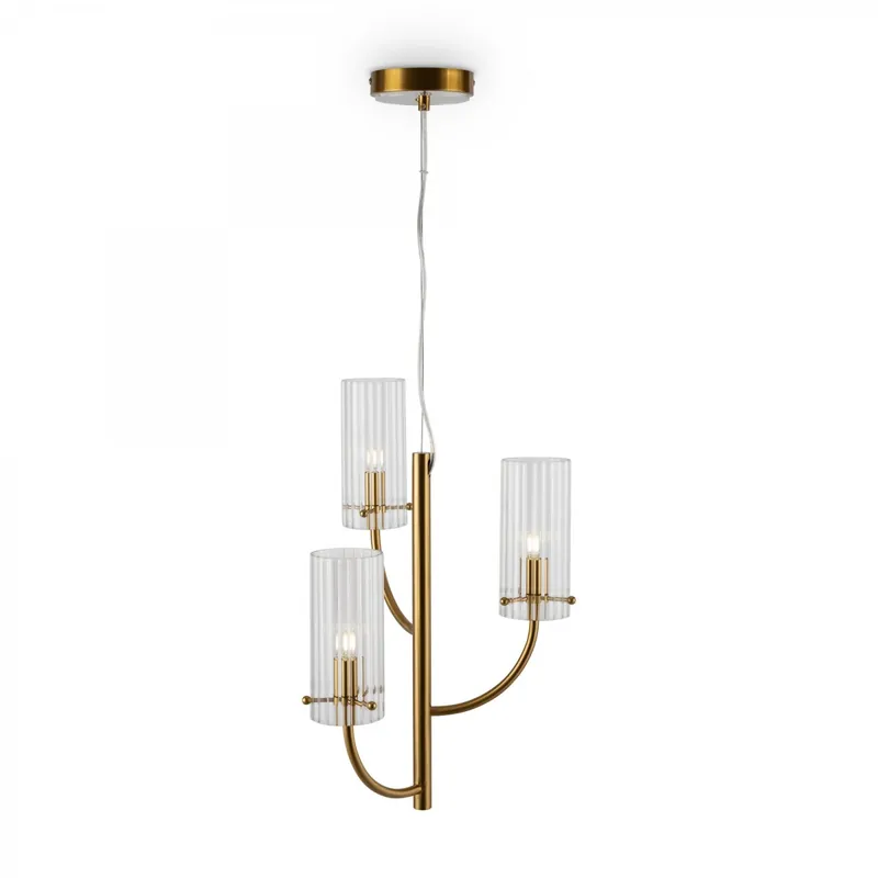 Maytoni Pendelleuchte Arco Classic 3-flammig messingfarben Mega-Angebot