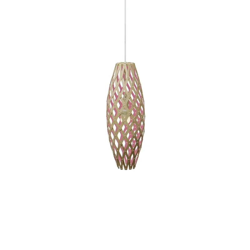 David Trubridge Hinaki Pendelleuchte 50 cm pink Markenprodukt
