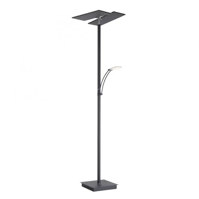 LED Stehlampe anthrazit farbig schwenkbar dimmbar Lesearm CCT Memory Garantierte Lieferung