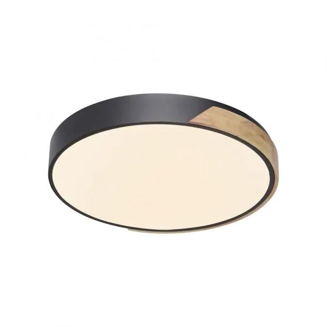 Paul Neuhaus Q BILA LED Deckenleuchte Smart Home mattfarbig Echtholz dimmbar Begrenztes Angebot
