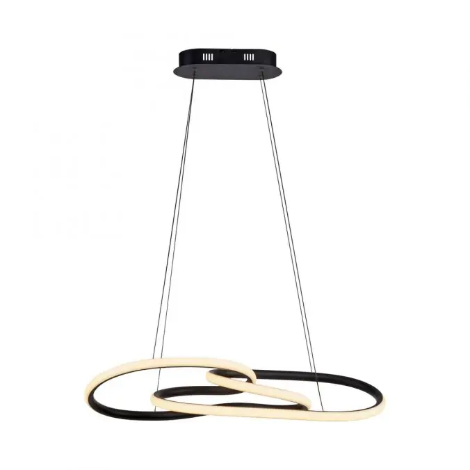 LED Pendelleuchte TWIST, schwarz, höhenverstellbar, Memoryfunktion Abverkauf
